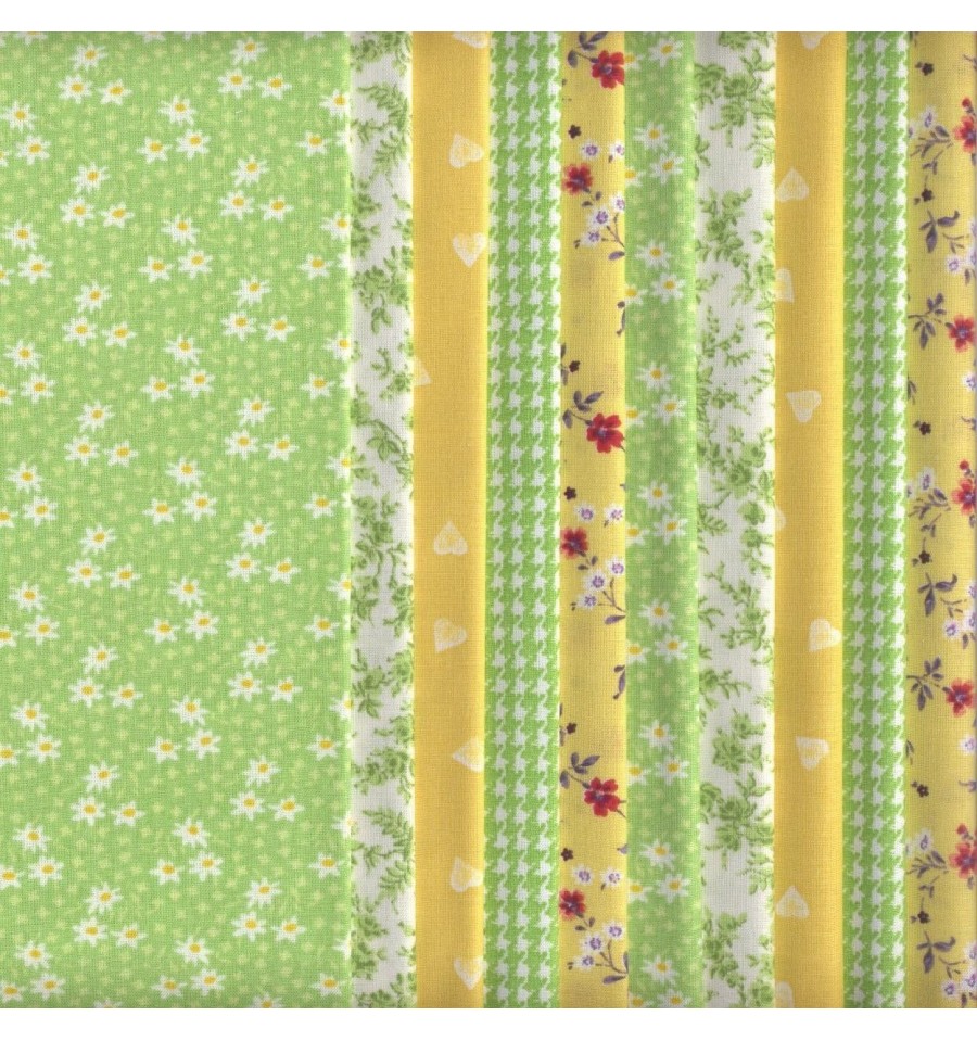 Yellow Fat Quarters 21