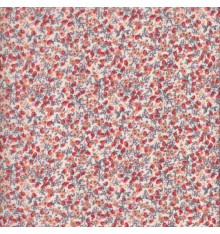 Blossoming Buds fabric 'Swans' collection (Taupe / Orange)