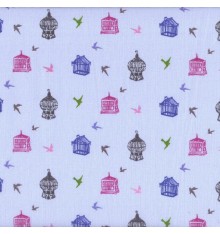 Papillon Bleu (Giselle) mini design fabric