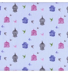 Papillon Bleu (Giselle) mini design fabric