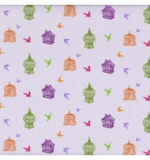 Papillon Mauve (Giselle) mini design fabric