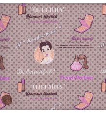 ELEGANCE - STARLET (Natural) Mini Design Fabric