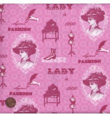 ELEGANCE - COSTUME (Pink) Mini Design Fabric