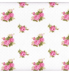 Roses Are Red 'Dot' (Pink) mini design fabric