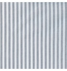 Woven Marine stripe fabric (grey & white)