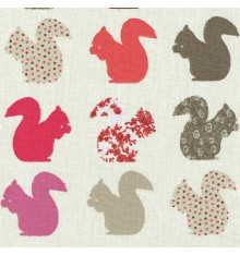 Stylish Squirrels Fabric