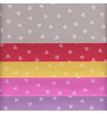 Textiles français Basics Stoffpak - Fabric Bundle of 5 Fabric Pieces