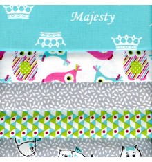 Textiles français Majesty Stoffpak Fabric Pack (Turquoise)