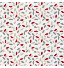 Confetti fabric (Grey, Beige & Red)