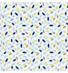 Confetti fabric (turquoise, taupe anis & blue)