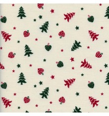 A Merry Little Christmas fabric (cream white base)