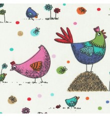 ‘Cluck, Cluck…’ Hens & Chicks fabric (Urban Chic edition)