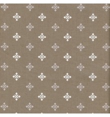 Authentic French Christmas Fabric - Snowflakes 