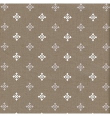 Authentic French Christmas Fabric - Snowflakes 