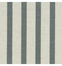 Sophisticated Stripes fabric - grey on natural linen-coloured base
