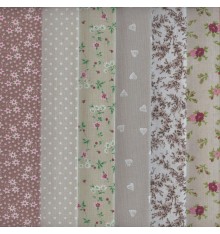 Textiles français Stoffpak - 6-piece Fabric Pack Bundle - 35 cm x 50 cm each