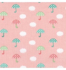 Pastel Pinks, Earthy Greens and White Fabric (Take Your Umbrella!)
