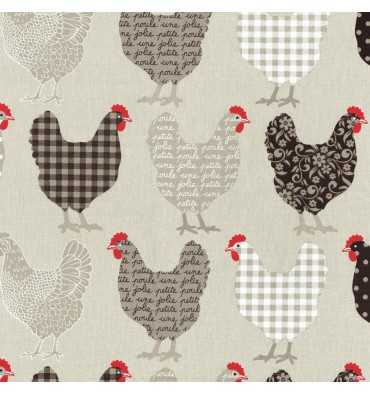 https://www.textilesfrancais.co.uk/552-2046-thickbox_default/chicken-fashion-show-fabric-light-taupe-dark-taupe-chocolate-real-red-white.jpg