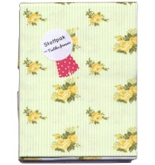 Stoffpak™ - (Fabric Pack) - Roses Are Red [Green / Yellow - Chelsea]