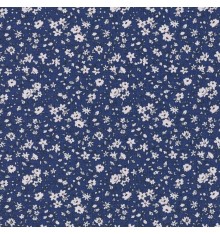 La fleur de la liberté fabric - marine blue