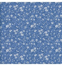 La fleur de la liberté fabric - mid blue