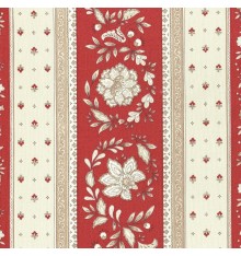 Provençal fabric (Renaissance Red & Custard Creams)