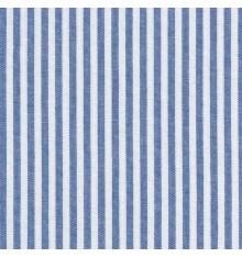 Woven Marine stripe fabric (marine blue & white)