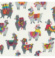 The Technicolor Llamas fabric