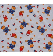 Sailor Teddies Hit The Beach fabric 