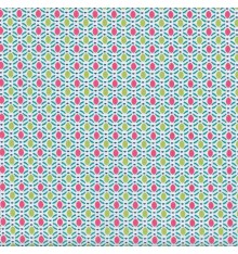 EXOTIC FRUITS Fabric - Pinks & Green
