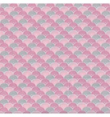 DAWN Fabric - Pinks & Grey