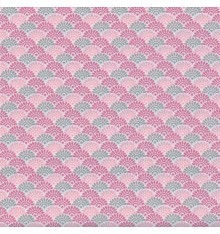 DAWN Fabric - Pinks & Grey