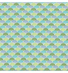 DAWN Fabric - Blue & Greens