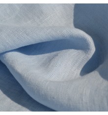 100% Linen Fabric  - Sky Blue