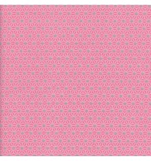 Asanoha Japanese geometric fabric - Rose