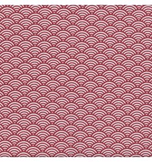 Japanese Scales fabric - Red