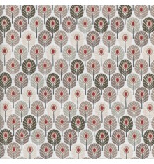 Peacock Feathers fabric - Beige