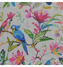 Paradise on Earth Linen fabric