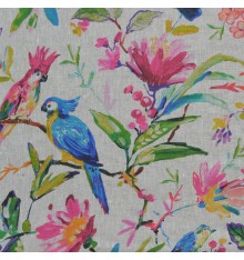 Paradise on Earth Linen fabric