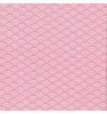 Japanese Scales fabric - Rose Pink