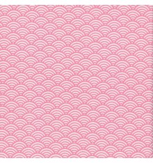Japanese Scales fabric - Rose Pink