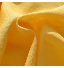 100% Linen Fabric  - Primrose Yellow