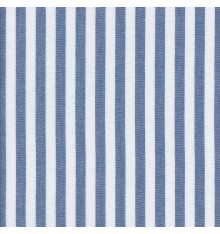 Woven Marine stripe (1 cm) fabric (marine blue & white)