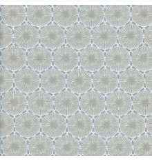 THE DANDELION CLOCKS fabric - beige & grey