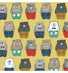 BIG FRIENDLY BEAR children’s fabric