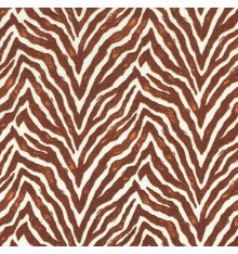 BABY ZEBRA fabric - brown and cream