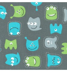 Little Friendly Monsters Fun Children’s Fabric