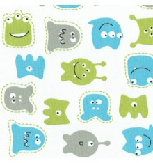 Little Friendly Monsters Fun Children’s Fabric