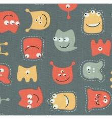 Little Friendly Monsters Fun Children’s Fabric