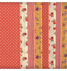 8 Fat Quarters Set (Tangerine)